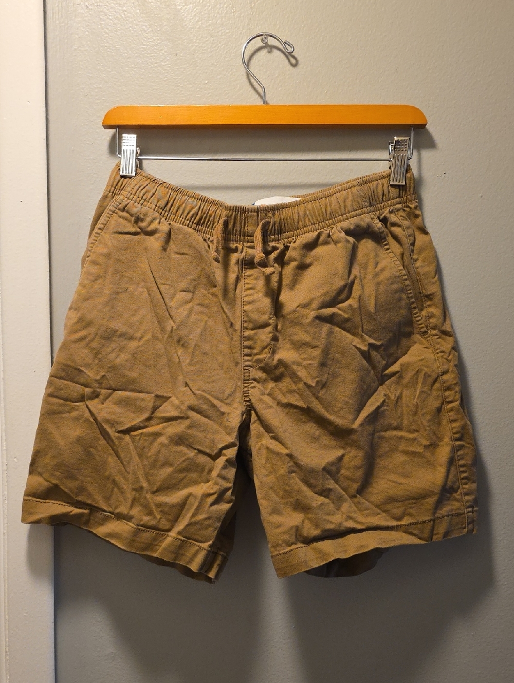 Old Navy Men's Khaki Elastic-Waist Casual Shorts